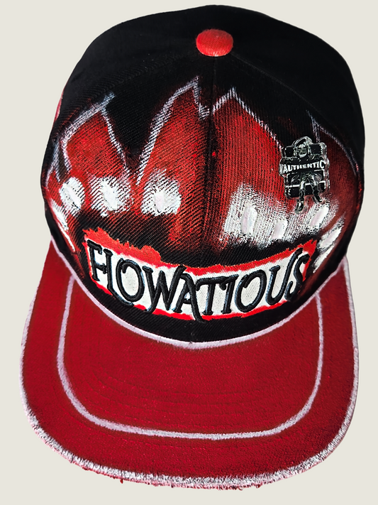 Flowatious White Flames Snapback 1 of 1