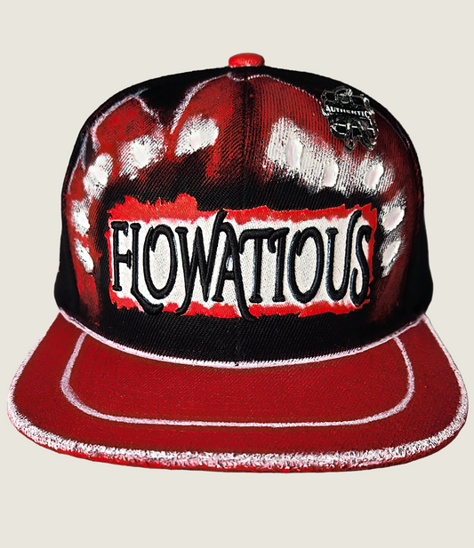 Flowatious White Flames Snapback 1 of 1